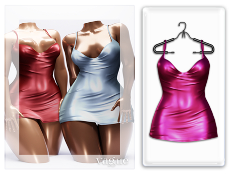 Second Life Marketplace - Vague. Persephone Dress - Pink